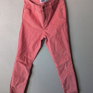 Salmon Pink Old Navy Corduroy Skinny Jeans Sz 8